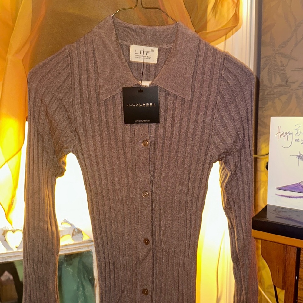 NWT JLUXLABEL CARDIGAN DRESS SIZE S/M